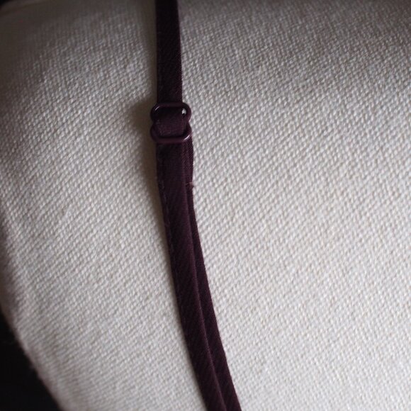 La Guêpière, by Simons | Vintage 90s Plum Slip Dress with Pink Floral Embroidery - Picture 7 of 9